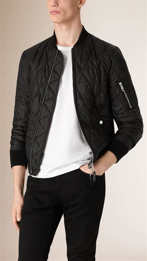 burberry men's quilted bomber jackets.